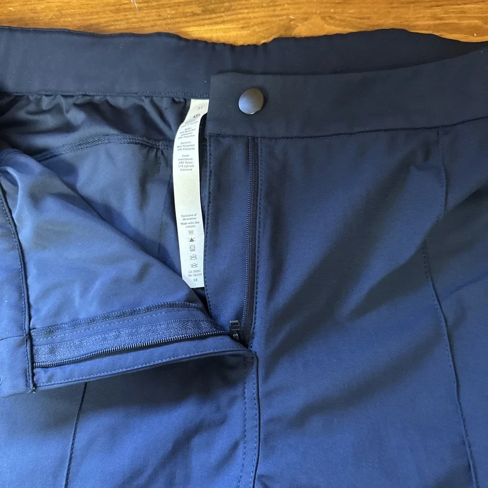 Lululemon‎ Pants Womens 31 Navy Blue Warp streme High Rise Jogger Streetwear EUC